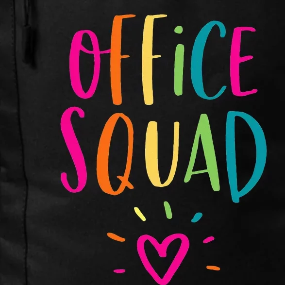 Office Squad Administrative Assistant Gift School Secretary Daily Commute Backpack