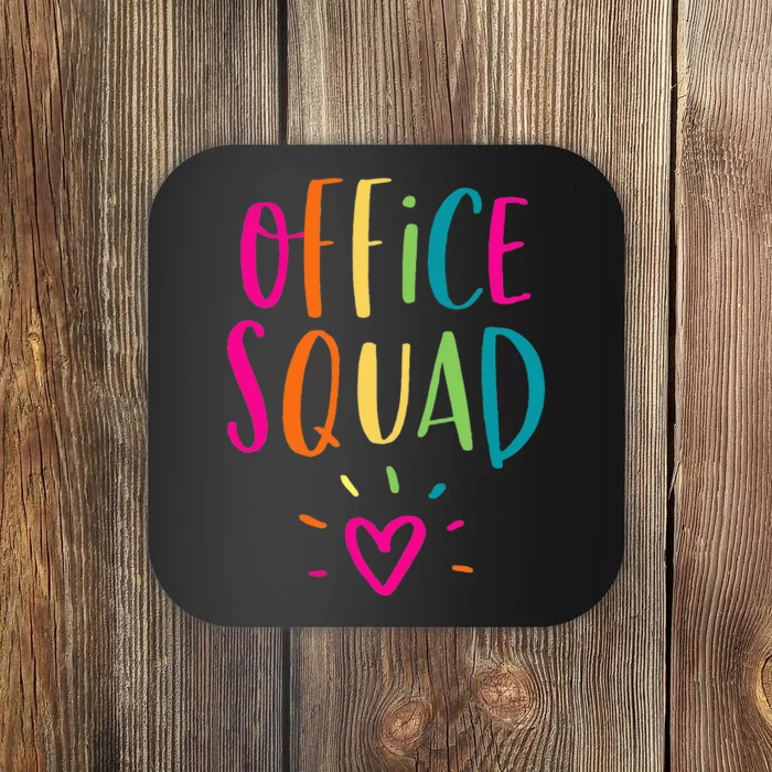 Office Squad Administrative Assistant Gift School Secretary Coaster