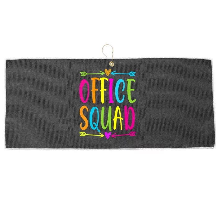 Office Squad Administrative Assistant Admin School Secretary Large Microfiber Waffle Golf Towel