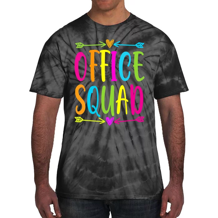 Office Squad Administrative Assistant Admin School Secretary Tie-Dye T-Shirt