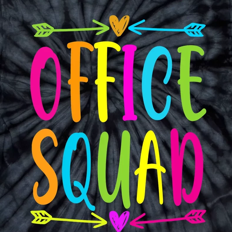 Office Squad Administrative Assistant Admin School Secretary Tie-Dye T-Shirt