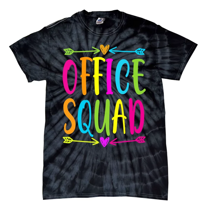 Office Squad Administrative Assistant Admin School Secretary Tie-Dye T-Shirt