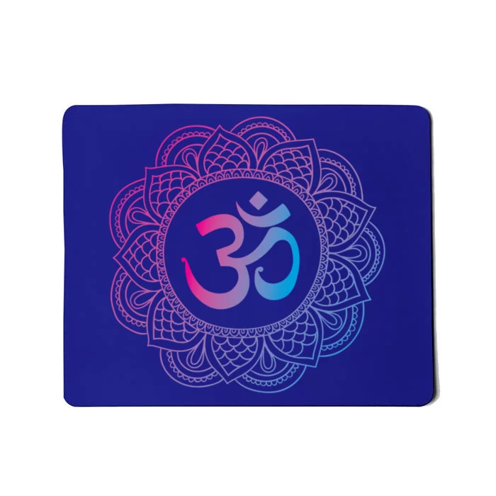 Om Symbol Aum Ohm Hindu Dala Yoga Meditation Namaste Gift Mousepad