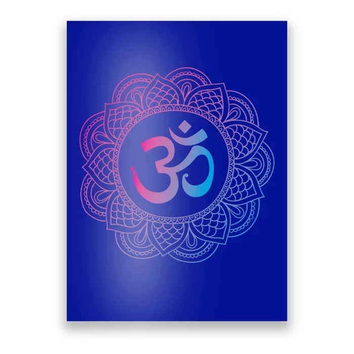 Om Symbol Aum Ohm Hindu Dala Yoga Meditation Namaste Gift Poster