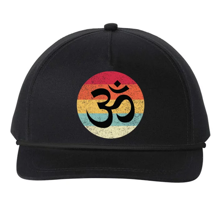 Om Symbol Aum Ohm Hindu Zen Tantra Yoga Day Namaste Cool Gift Snapback Five-Panel Rope Hat