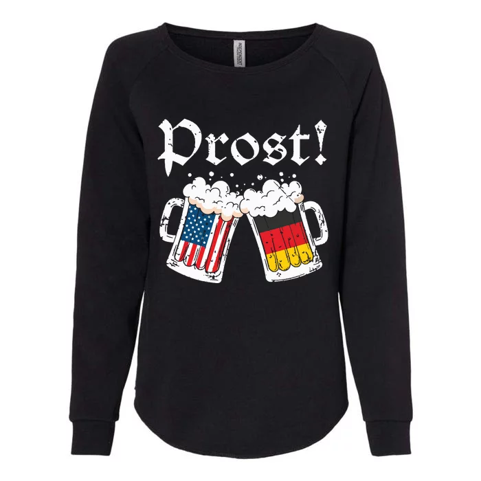 Oktoberfest Shirts American German Flag Beer Prost Womens California Wash Sweatshirt