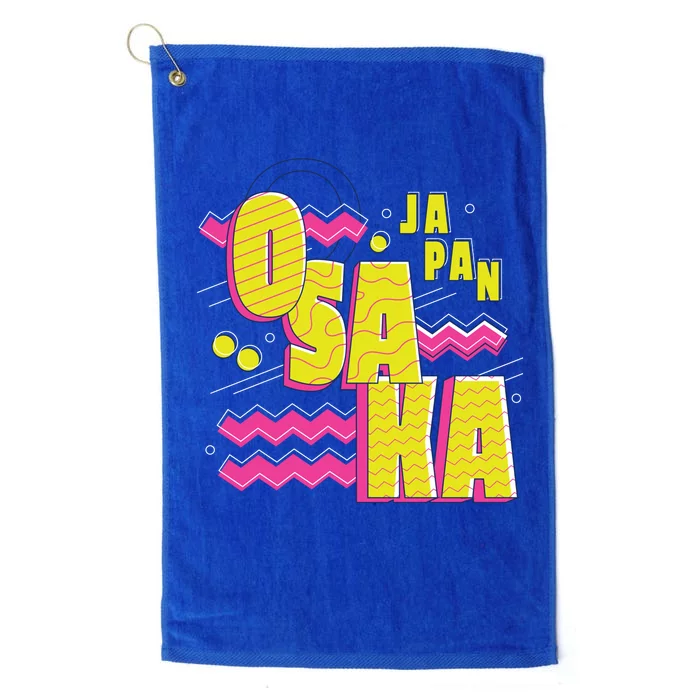 Osaka Japan Platinum Collection Golf Towel