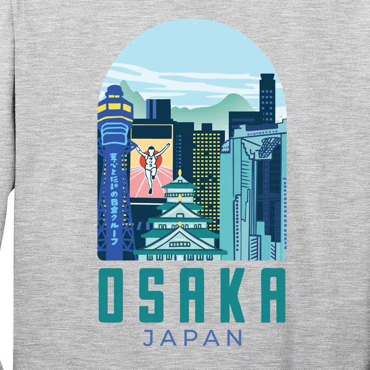 Osaka Japan City Long Sleeve Shirt