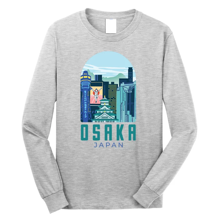 Osaka Japan City Long Sleeve Shirt