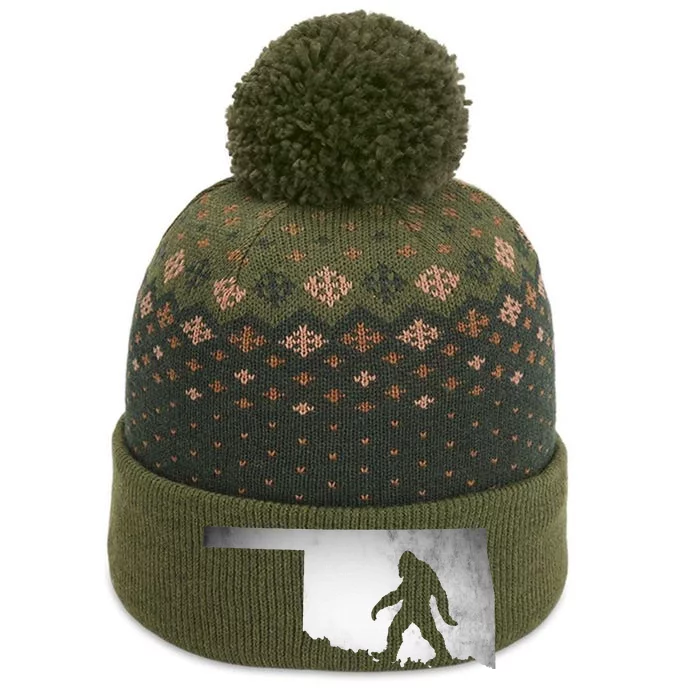 Oklahoma Sasquatch Bigfoot The Baniff Cuffed Pom Beanie