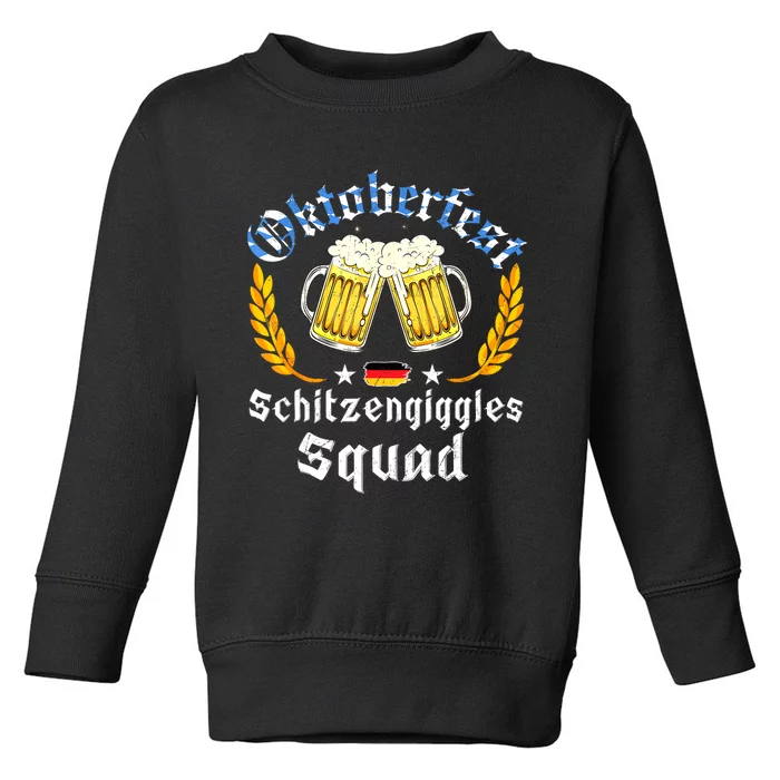 Oktoberfest Squad Bavarian Festival Munich Beer Toddler Sweatshirt