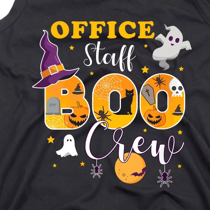 Office Staff Boo Crew Matching Halloween Costume Tank Top