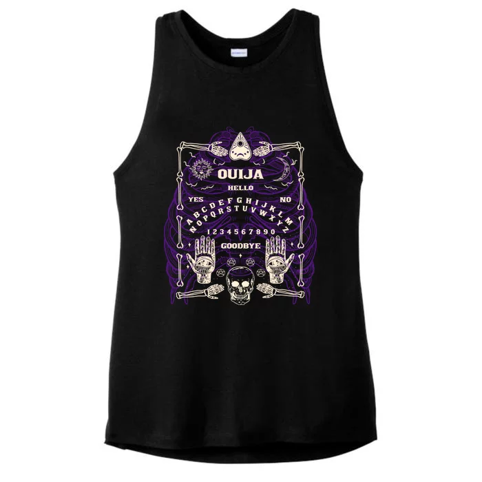 Ouija Spirit Board Gift Ladies Tri-Blend Wicking Tank