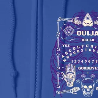 Ouija Spirit Board Gift Full Zip Hoodie