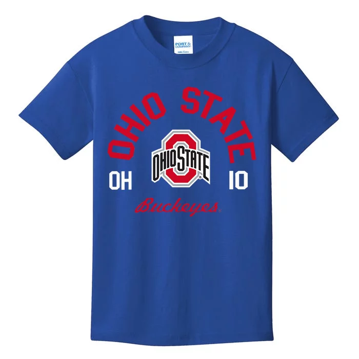 Ohio State Buckeyes Game Time Logo Officially Licensed Kids T-Shirt