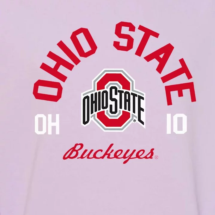 Ohio State Buckeyes Game Time Logo Officially Licensed Garment-Dyed Sweatshirt