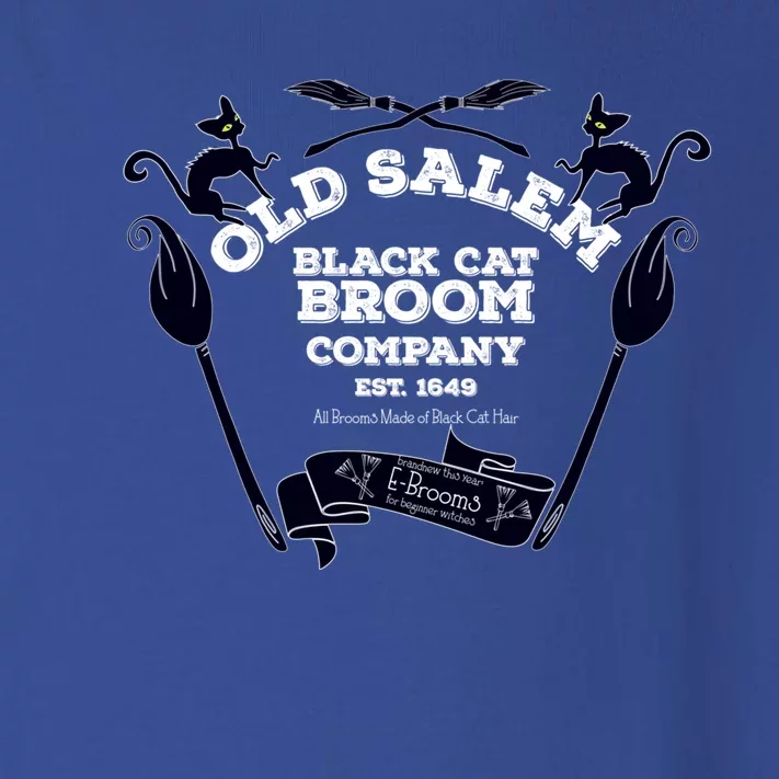 Old Salem Black Cat Broom Company Co Est Established Sign Gift Toddler Long Sleeve Shirt