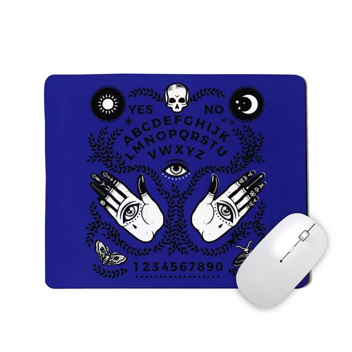 Ouija Spirit Board Witchcraft Occult Halloween Mousepad