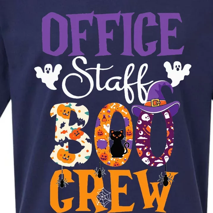 O.ffice Staff Boo Crew Matching Autumn Halloween Costume Sueded Cloud Jersey T-Shirt