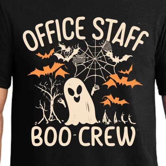 Office Staff Boo Crew Funny Halloween Pajama Set