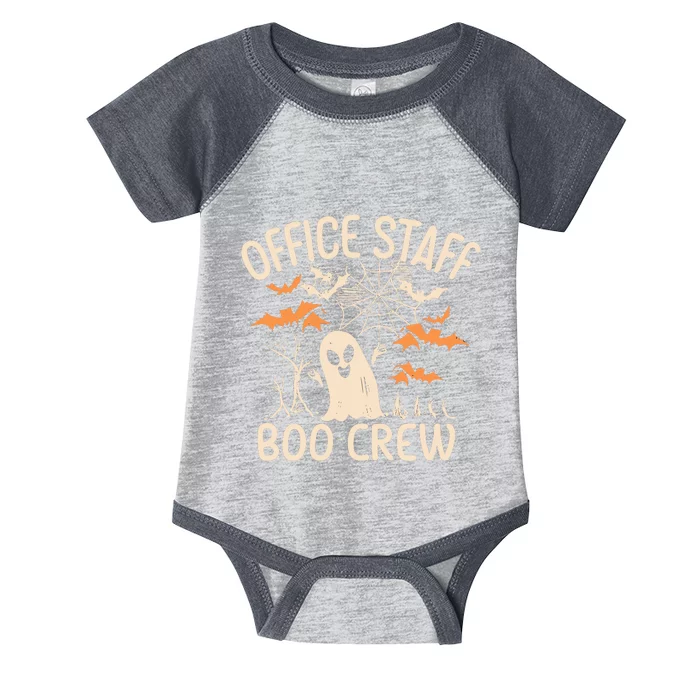 Office Staff Boo Crew Funny Halloween Infant Baby Jersey Bodysuit