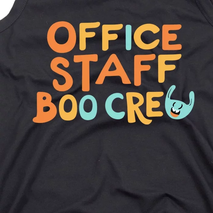 Office Staff Boo Crew Halloween Tank Top