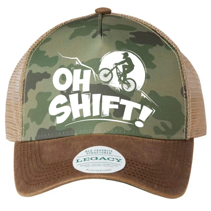 Oh Shift! - Bicycle Gift for Bike Riders & Cyclists Legacy Tie Dye Trucker Hat