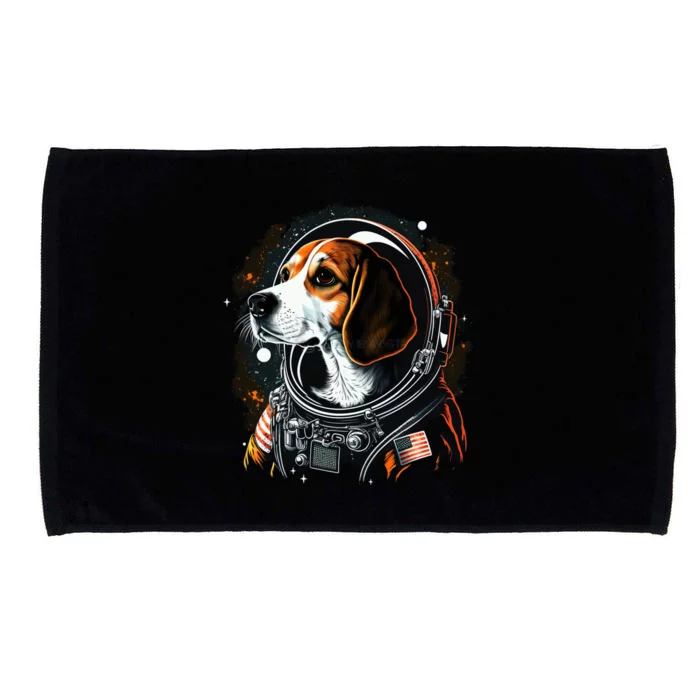 Outer Space Beagle On Galaxy Astronaut Beagle Great Gift Microfiber Hand Towel