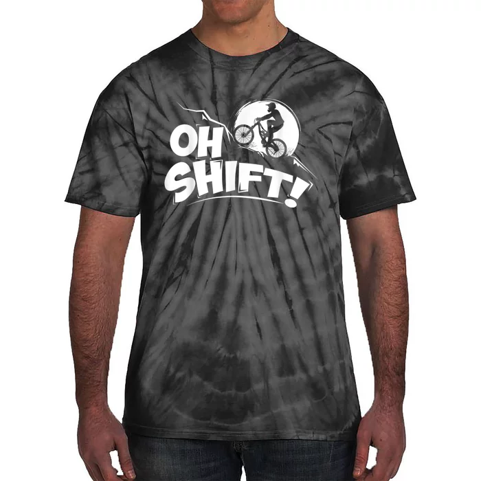 Oh Shift! Bicycle For Bike Riders & Cyclists Tie-Dye T-Shirt