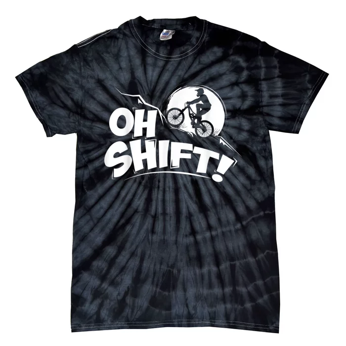 Oh Shift! Bicycle For Bike Riders & Cyclists Tie-Dye T-Shirt