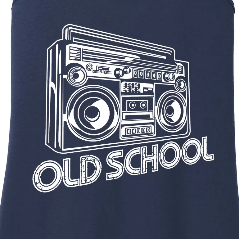 Old School Boombox 80s Rap Ladies Essential Tank