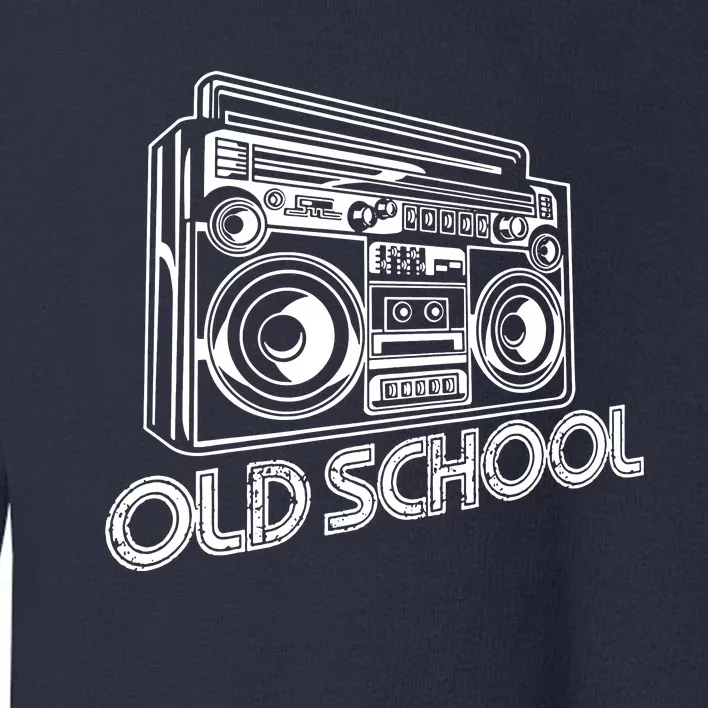 Old School Boombox 80s Rap Toddler Sweatshirt