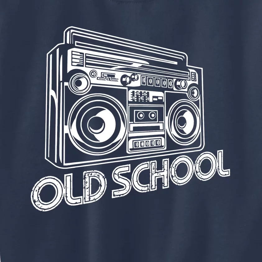 Old School Boombox 80s Rap Kids Sweatshirt