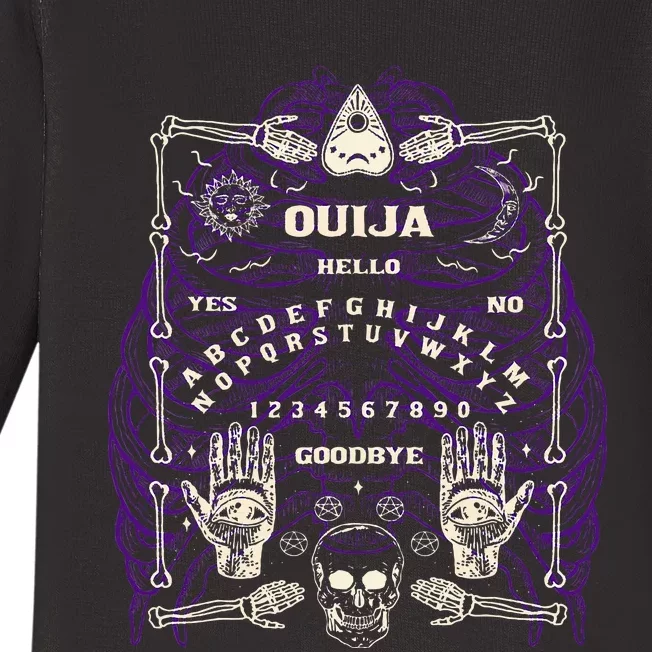 Ouija Spirit Board Baby Long Sleeve Bodysuit