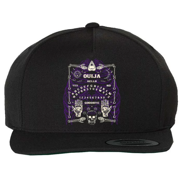 Ouija Spirit Board Wool Snapback Cap