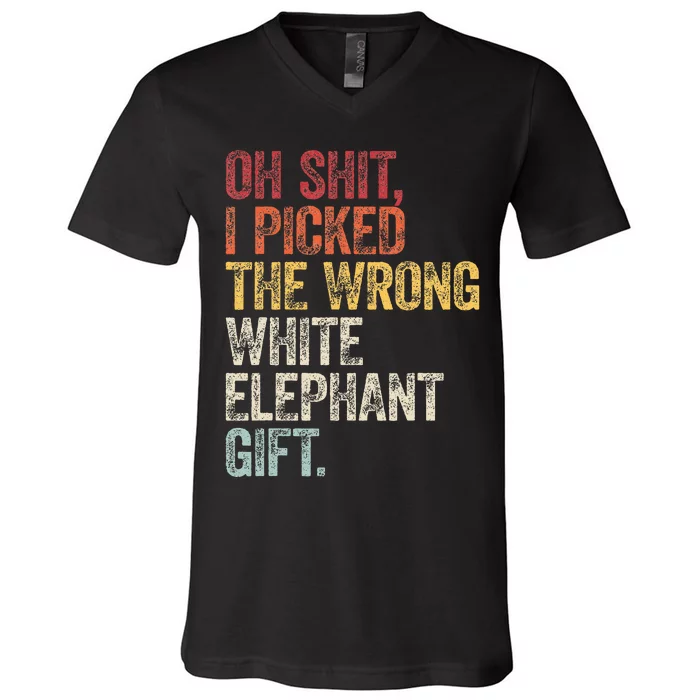 Oh Shit Best White Elephant Gifts V-Neck T-Shirt