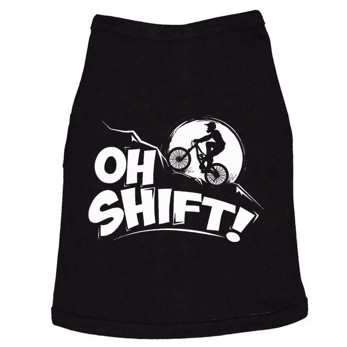 Oh Shift! Bicycle Gift For Bike Riders & Cyclists Doggie Tank