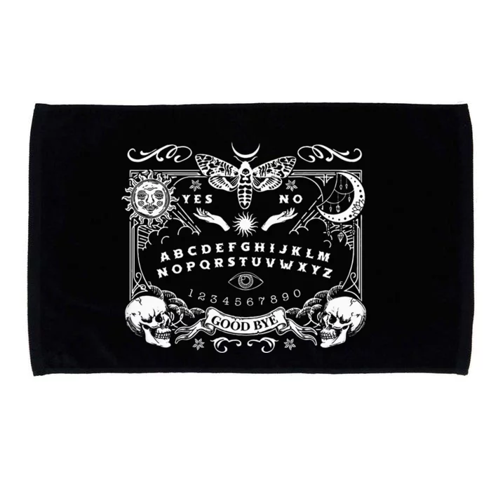 Ouija Spirit Board Gothic Witchcraft Occult Halloween Microfiber Hand Towel