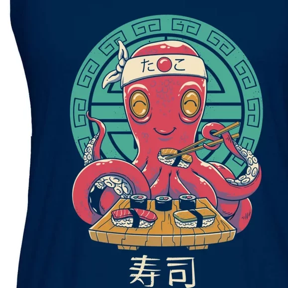 Octo Sushi Bar Ladies Essential Flowy Tank