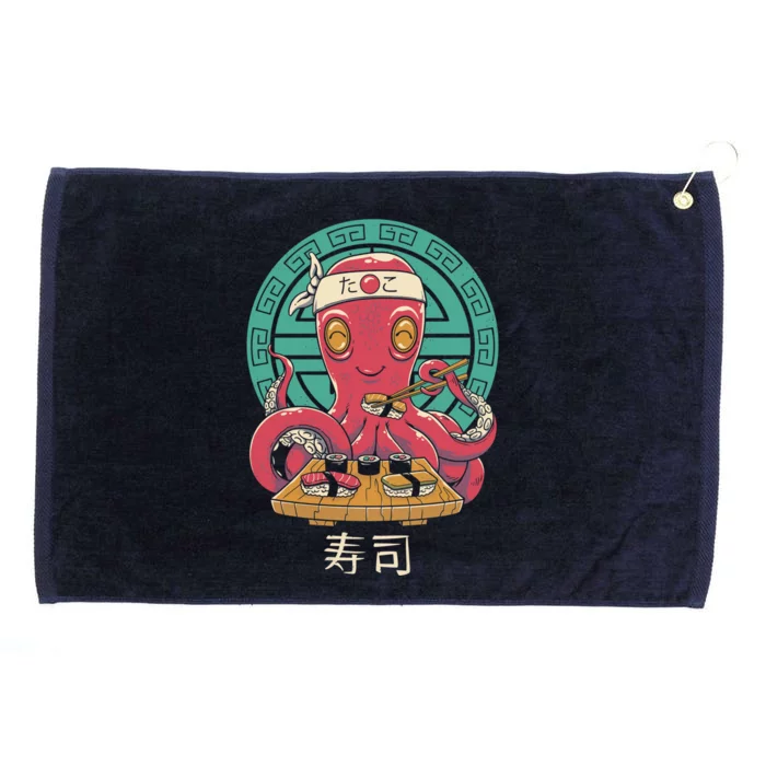 Octo Sushi Bar Grommeted Golf Towel