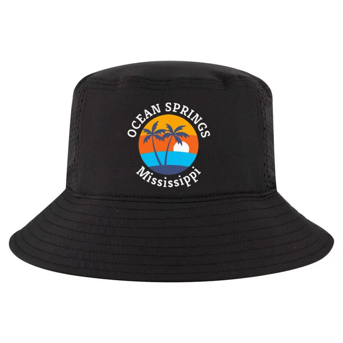 Ocean Springs Beach Mississippi Summer Vacation Souvenir Cool Comfort Performance Bucket Hat