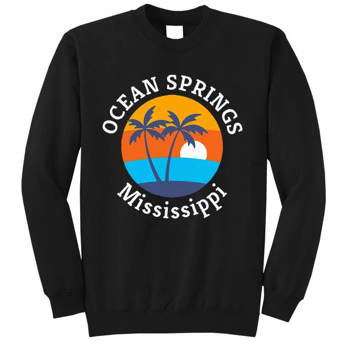 Ocean Springs Beach Mississippi Summer Vacation Souvenir Tall Sweatshirt