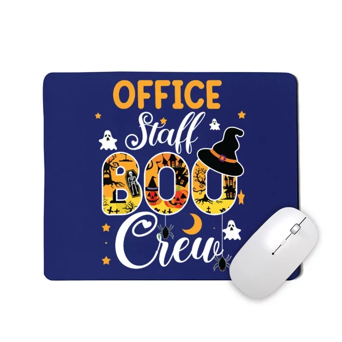 Office Staff Boo Crew Funny Halloween Matching Costume Mousepad