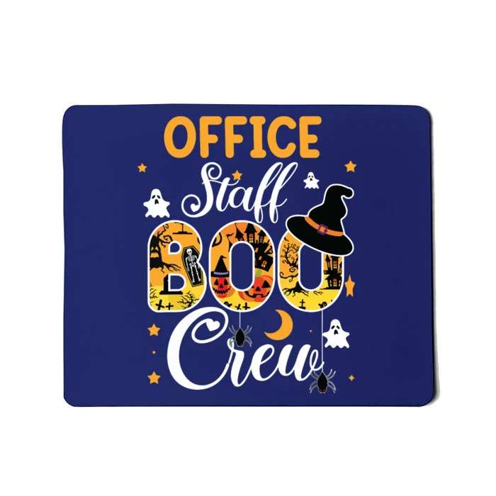 Office Staff Boo Crew Funny Halloween Matching Costume Mousepad