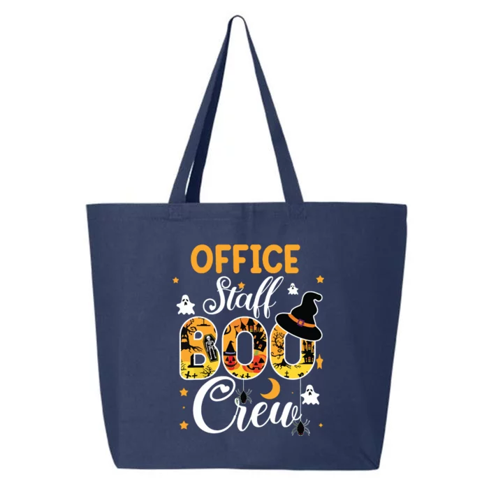 Office Staff Boo Crew Funny Halloween Matching Costume 25L Jumbo Tote