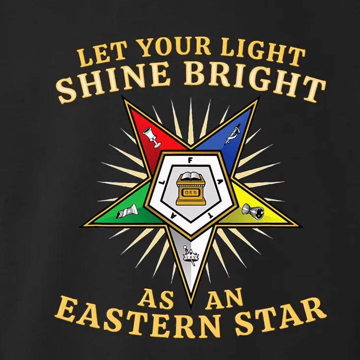 Oes Shine Bright Order Of The Eastern Star Toddler Hoodie