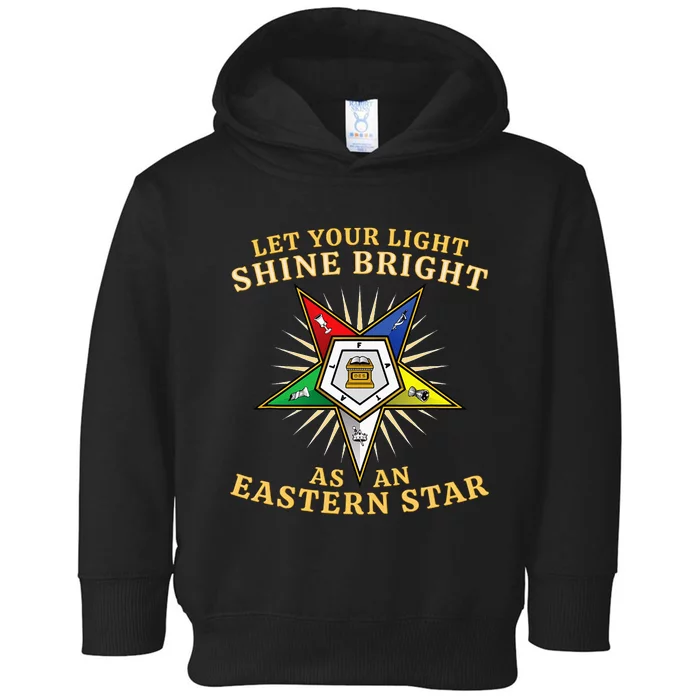 Oes Shine Bright Order Of The Eastern Star Toddler Hoodie