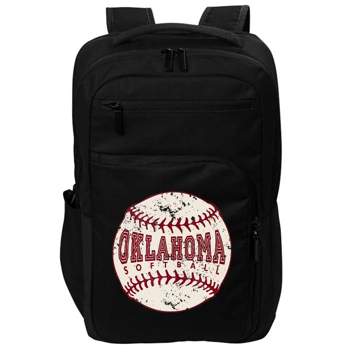 Oklahoma Softball Ball Impact Tech Backpack