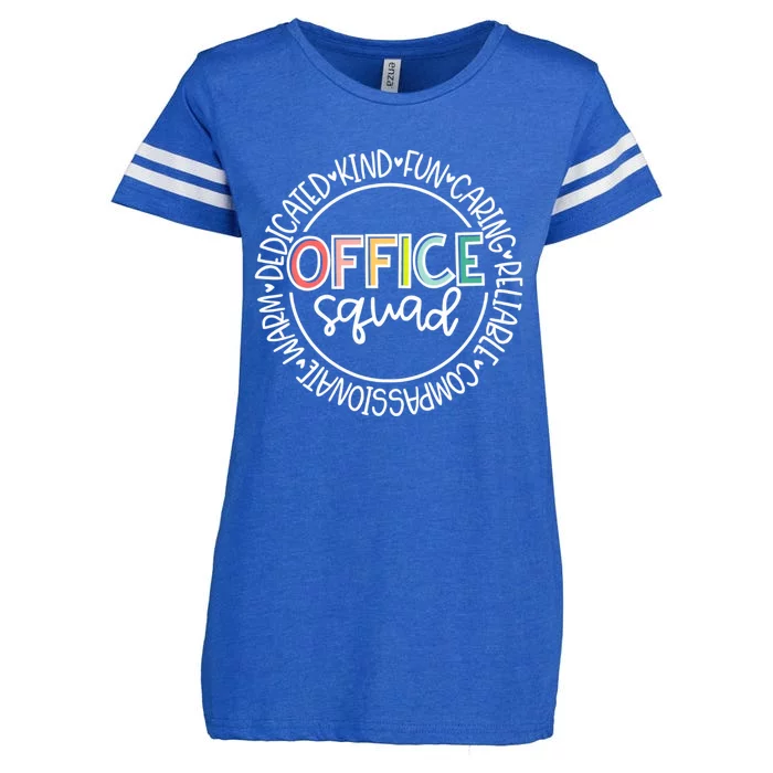 Office Staff Coworker Office Squad Enza Ladies Jersey Football T-Shirt