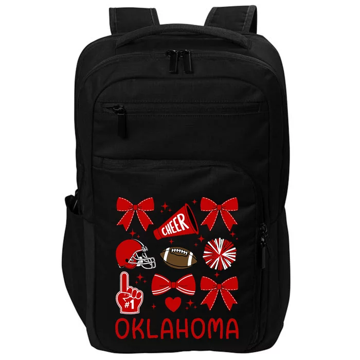 Oklahoma Sister Coquette Bow Cute Impact Tech Backpack